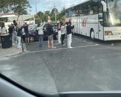 Départ du bus à la fin du séjour Départ du bus à la fin du séjour