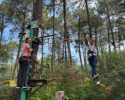 Les joies de l'accrobranche Les joies de l'accrobranche